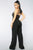 Roof Top Date Lace Jumpsuit - Black