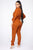 Cynthia Cargo Jumpsuit - Rust