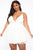 Life's A Movie Flare Mini Dress - White