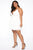 Life's A Movie Flare Mini Dress - White