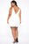 Life's A Movie Flare Mini Dress - White