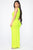 Mulberry Street Maxi Dress - Neon Lime