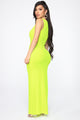 Mulberry Street Maxi Dress - Neon Lime