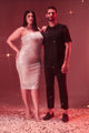 Always A Party Metallic Midi Dress - Silver
