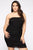 Lilian Ruched Dress Set - Black