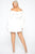 Soft Nights Off Shoulder Mini Dress - Off White