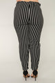 Jacklyn Stripe Pants - Black/White