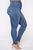 Classic Button Up Skinny Jeans - Medium Blue Wash