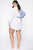 Holding Back Shirt Dress - Blue/White