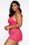 Keep Her Secret Lace Babydoll - Hot Pink