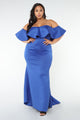 Cute But Salty Mermaid Dress - Royal