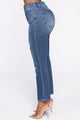 Summer Nights Distressed Mom Jeans - Dark Denim