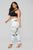 Cyane High Rise Leggings - Black/White