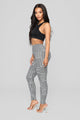 Lyla Print Leggings - Black/White