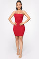 Kiki Mini Dress - Burgundy