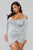 Get Together Party Dress - Heather Grey
