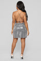 Yukie Metallic Dress - Silver