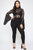 Fame Monster Lace Jumpsuit - Black