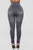 Larissa Denim Print Leggings - Black