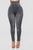 Larissa Denim Print Leggings - Black
