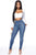 Classic High Waist Skinny Jeans - Medium Blue Wash