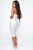 Always A Party Metallic Midi Dress - Silver