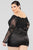 Through My City Off Shoulder Romper - Black