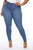 Classic Button Up Skinny Jeans - Medium Blue Wash