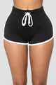 Emerson Dolphin Shorts - Black
