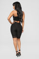 Missie Biker Shorts - Black