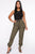 On The Low High Rise Joggers - Olive