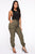 On The Low High Rise Joggers - Olive