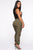 On The Low High Rise Joggers - Olive