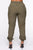 On The Low High Rise Joggers - Olive