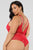 Manipulation Teddy Bodysuit - Red