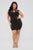 Stop and Stare Dress - Black