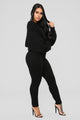 Meet Me Half Way Leggings - Black