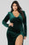Love Sex Magic Velvet Dress - Hunter