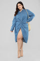 Knot Available Tunic - Denim
