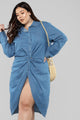 Knot Available Tunic - Denim