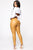 Not Sorry High Rise Pants - Mustard