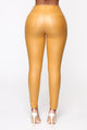 Not Sorry High Rise Pants - Mustard