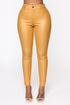 Not Sorry High Rise Pants - Mustard