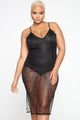 Ways To Articulate Glitter Dress - Black