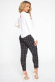 Bad Decisions Tie Waist Pants - Black/White