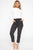 Bad Decisions Tie Waist Pants - Black/White
