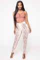 Shed Your Skin Snake Print Leggings - Pink
