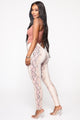 Shed Your Skin Snake Print Leggings - Pink