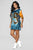 Play Of The Week Tunic Dress - Orange Combo