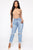 Walk This Way Boyfriend Jeans - Medium Blue Wash